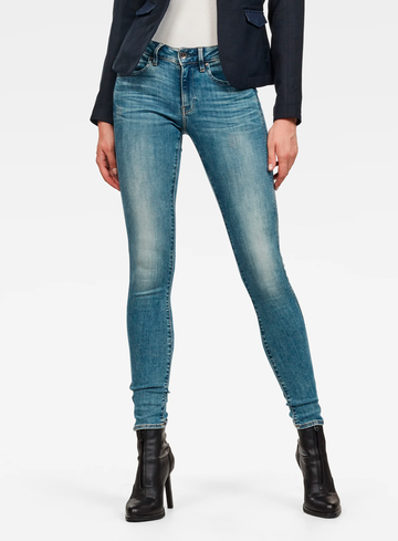 G-Star Midge Zip Mid Skinny Jeans d05281.8968 midge zip