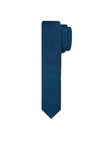 Profuomo Tie silk woven navy