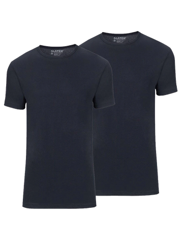 Slater Basic fit ronde hals t-shirt