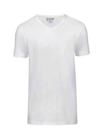 Slater Basic fit v-hals t-shirt