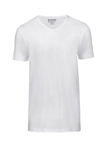 Slater Basic fit v-hals t-shirt 7600