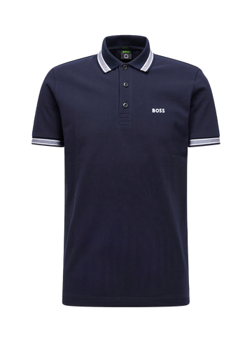 Hugo Boss Polo met contrasterende logodetails 50469055paddycurved