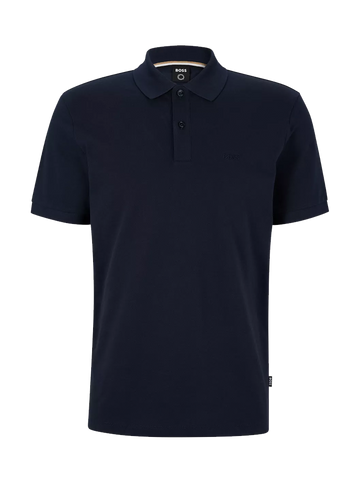 BOSS BLACK Polo met logostiksel 50468362