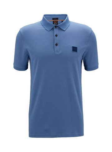 BOSS ORANGE Slim-fit polo met logopatch 50472668passenger