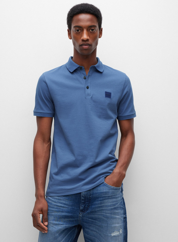 Boss Orange Slim-fit polo met logopatch 50472668passenger