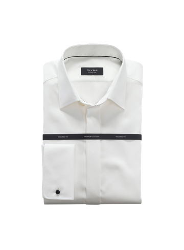Olymp Signature, tailored fit, zakelijke overhemd, extra lange mouw, signature kent 852310