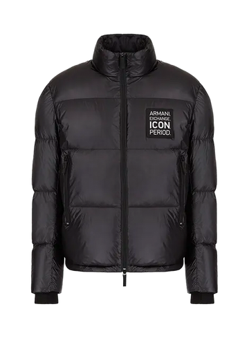 Armani Exchange Gewatteerd jack met icon-logo 8nzbp2.znynz