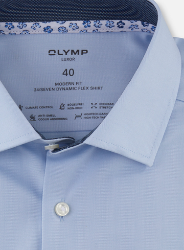 Olymp Luxor 24/seven, modern fit, zakelijk overhemd, global kent 124652