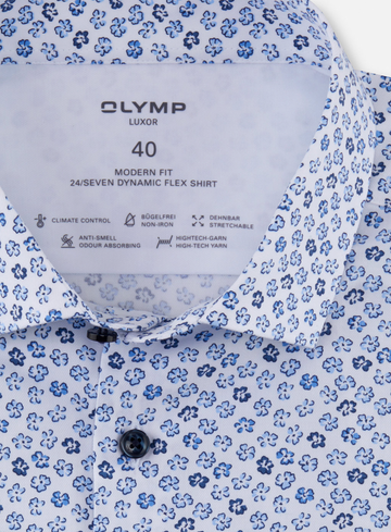Olymp Luxor 24/seven, modern fit, zakelijk overhemd, global kent 124852