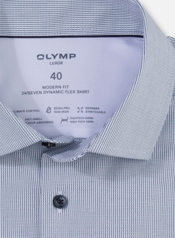 Olymp Luxor 24/seven, modern fit, zakelijk overhemd, global kent 126654
