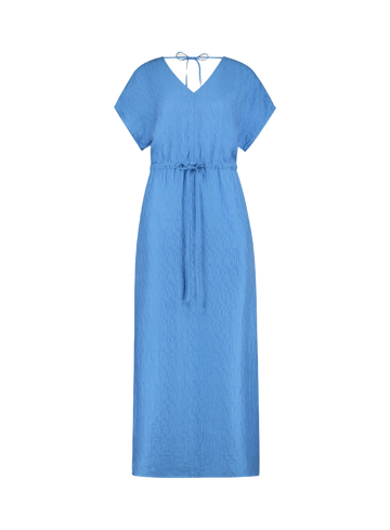 Expresso Jersey jurk met riem en zakken EX24-32024