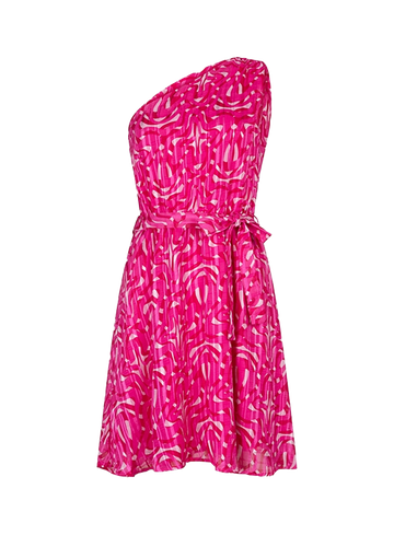 Lofty Manner Jersey jurk met riem en zakken PD22 - Dress Anaya