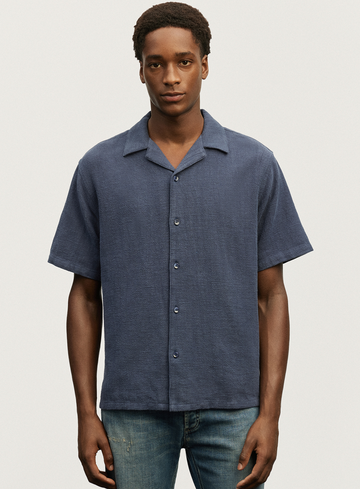 Denham Overhemd bowling shirt cl