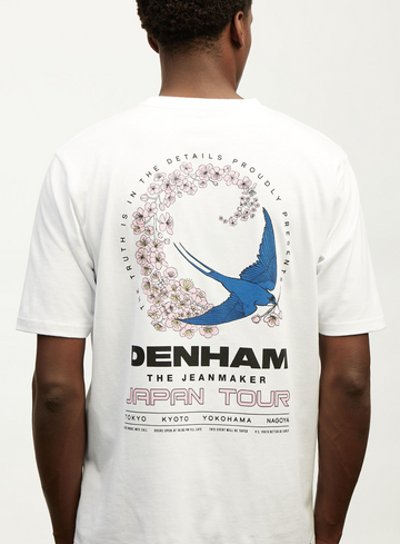 Denham T-shirt swallow flyer relax tee hcj