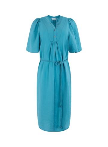 Anna van Toor Jersey jurk met riem en zakken 43A06-03681