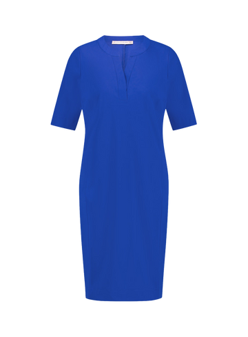 Studio Anneloes Jersey jurk met riem en zakken 11004