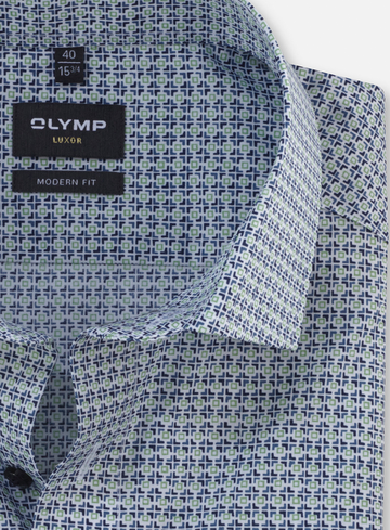 Olymp Luxor 24/seven modern fit, zakelijk overhemd, global kent 121152