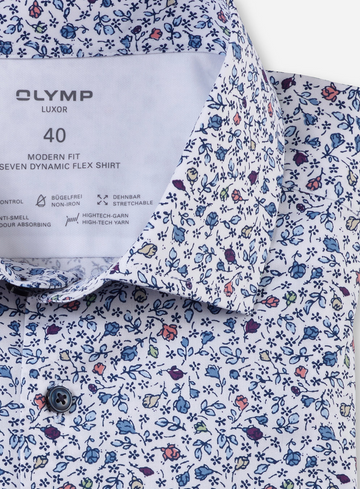 Olymp Luxor 24/seven modern fit, zakelijk overhemd, global kent 128352