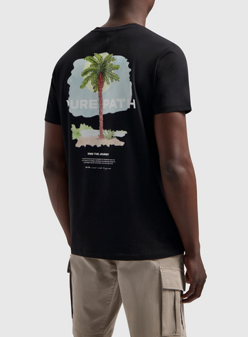 Pure Path T-shirt Palm Tree 24020101