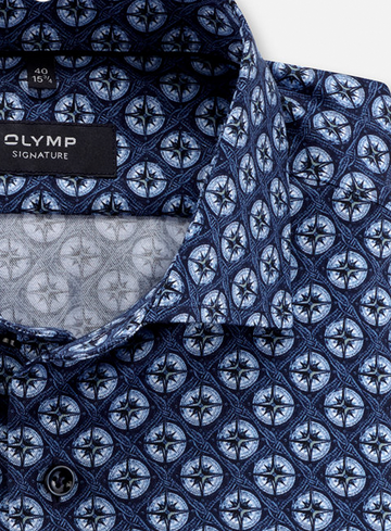 Olymp Level five 24/seven body fit, zakelijk overhemd, modern kent 853064