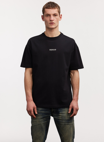 Denham T-shirt woodblock box tee