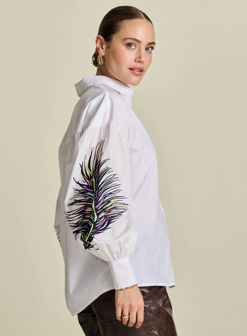 Pom Amsterdam Blouse Maxime Feather SP7961