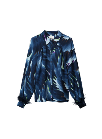 Pom Amsterdam Blouse Feathers SP7965