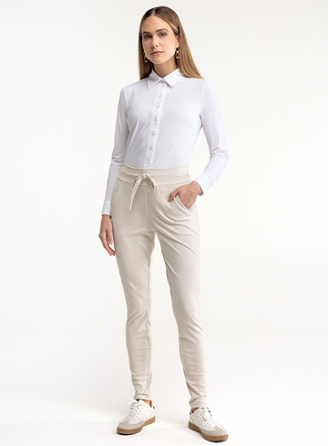 Studio Anneloes Downstairs bonded trousers