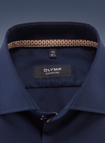 Olymp Signature, tailored fit, zakelijke overhemd, signature kent 850454