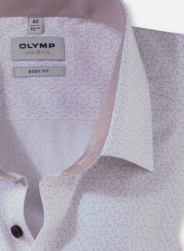 Olymp Level Five, body fit, zakelijke overhemd, new york kent 202259