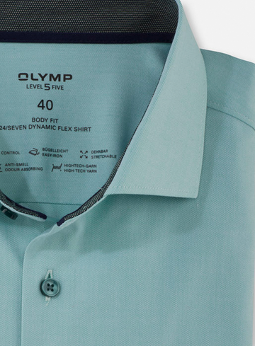 Olymp Level five 24/seven body fit, zakelijk overhemd, kent 216059