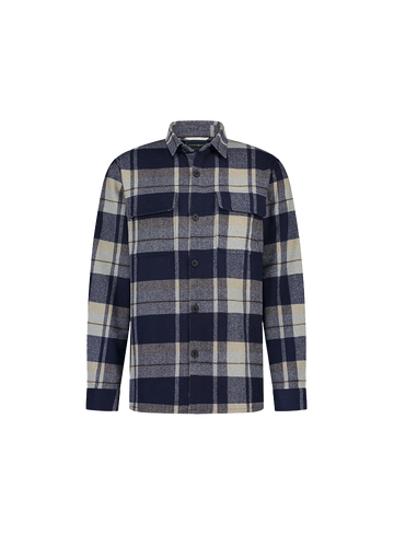 Scotland Blue Overshirt 24314AU96SB