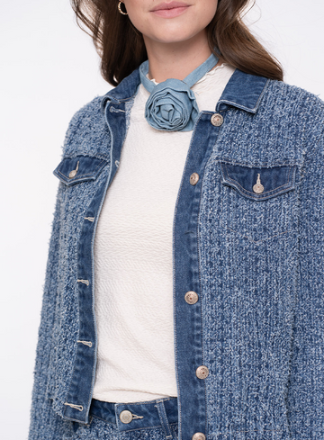 Geisha Jeans Jacket 55532-10