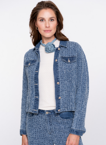 Geisha Jeans Jacket 55532-10