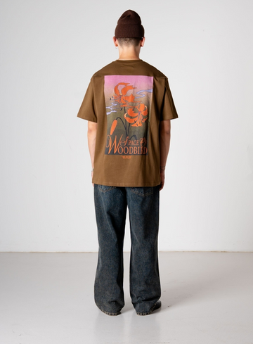 Woodbird T-shirt WBBaine Flower 2536.407