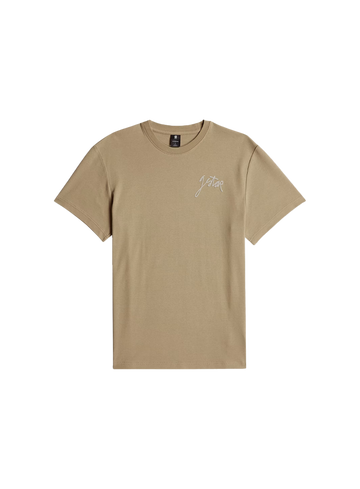 G-Star Tshirt Script Ribbed D26823-D976