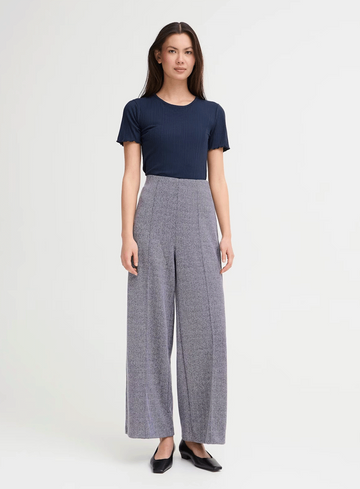 Ichi Pantalon ih kate jacquard long pa