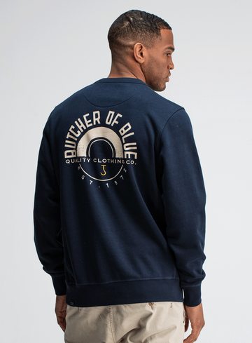 BUTCHER OF BLUE Trui Army Circle Crew M2523013