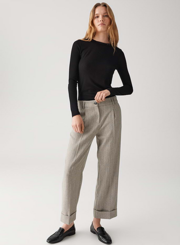 Opus Pantalon Meeri Herringbone 10459913456376