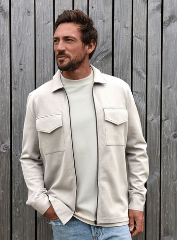 Kultivate Overshirt Luxury Zip 2501030211
