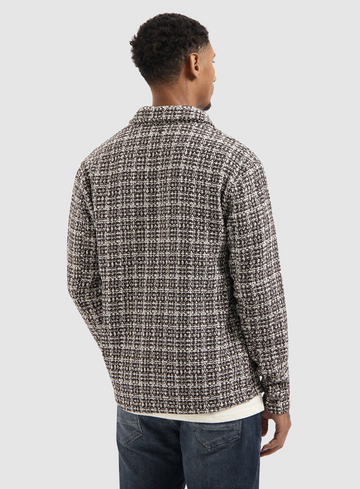 Pure Path Overshirt Structured Checked 25030206