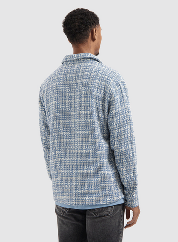 Pure Path Overshirt Structured Checked 25030206
