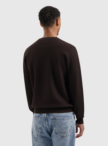 Pure Path Pullover Jacquard Structure 25030801