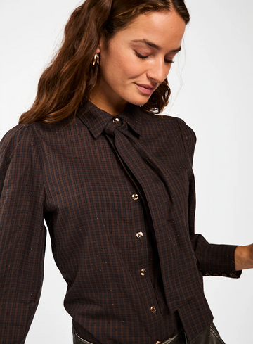 Aaiko Blouse Janesse JANESSE TIE CHEC525
