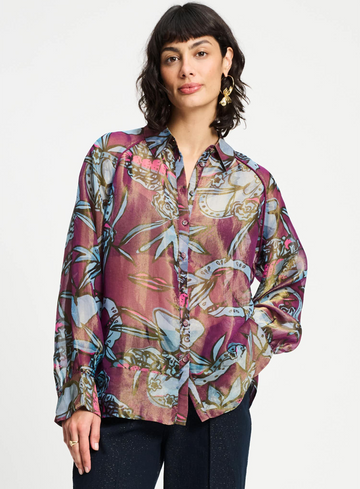 Pom Amsterdam Blouse Mystic Dinner Shimmer SP9344