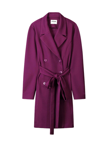 Pom Amsterdam Jurk Plum SP9346