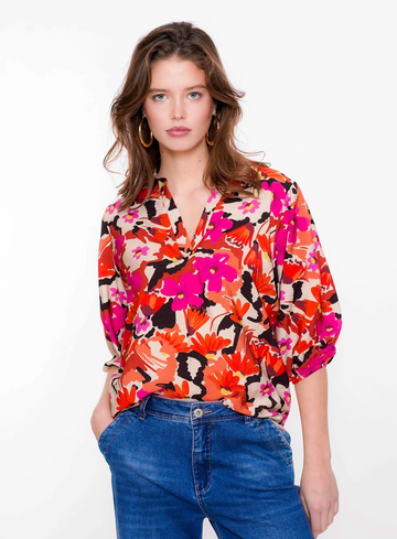 Geisha Jeans Blouse 53221-20