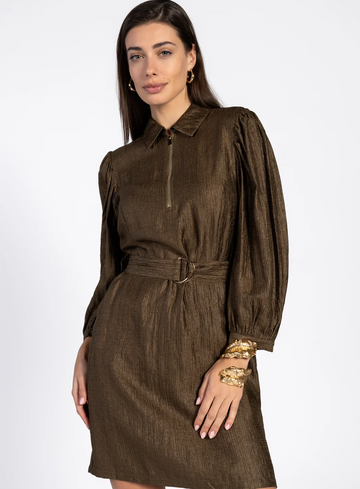 Aaiko Jurk Semira SEMIRA CRINKLE VIS 545