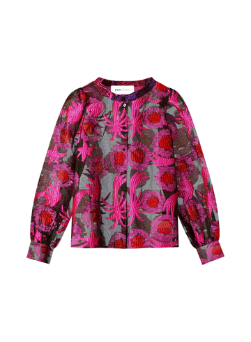 Pom Amsterdam Blouse Splashing Fireworks Organza SP9383