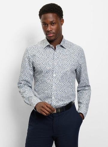 Olymp Level Five Zakelijk overhemd, body fit, New York Kent 201389